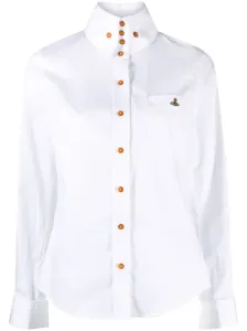 VIVIENNE WESTWOOD - Logo Cotton Shirt #1525836