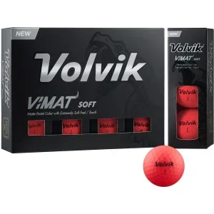 VOLVIK VIMAT 12 ks Golfbälle, rot, größe