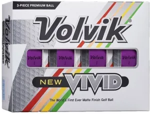 Volvik Vivid 2020 Golf Balls Purple #1552838