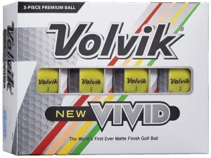 Volvik Vivid 2020 Golf Balls Yellow #1555975
