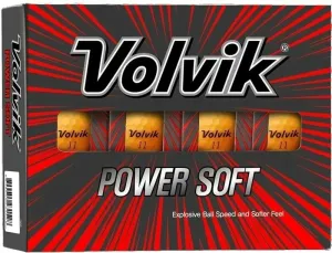 VOLVIK VV POWER SOFT 12 ks Satz Golfbälle, orange, größe