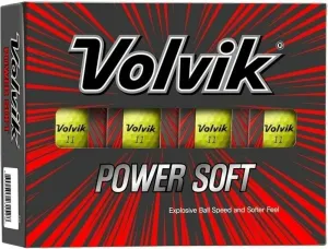 VOLVIK VV POWER SOFT 12 ks Satz Golfbälle, gelb, größe
