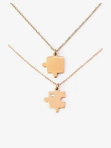 Vuch Rose Gold Puzzle Halskette Rosa