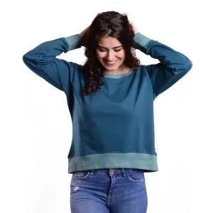 VUCH LOREIN Damen Sweatshirt, türkis, größe #1155410