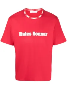 WALES BONNER - Logo Cotton T-shirt #1446652