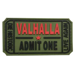 WARAGOD Valhalla Admit PVC Applikation, grün
