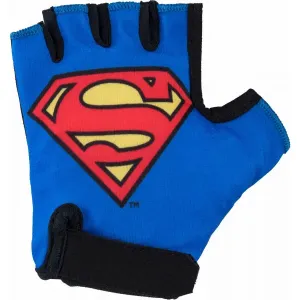 Warner Bros SUPERMAN Radlerhandschuhe für Kinder, blau, größe #147911