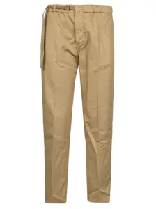 WHITE SAND - Cropped Cotton Trousers #999517