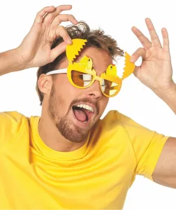 Kostümzubehör Brille Küken Farbe: gelb