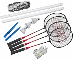 Wilson Badminton 4 Pack Kit V2 Red/Black L2 Badminton-Set