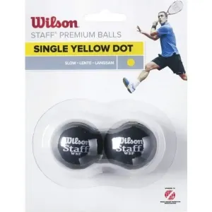 Wilson STAFF SQUASH 2 BALL YEL DOT Squashball, gelb, veľkosť os