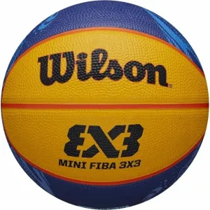 Wilson FIBA 3X3 MINI RUBBER BSKT Mini Basketball, gelb, größe 3