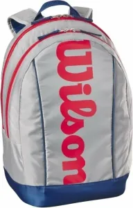 Wilson Junior Backpack Light Grey/Red-Blue Tennistasche