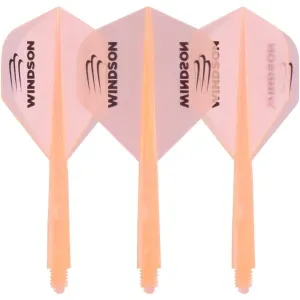 Windson ASTIX M Plastik Flights mit Schutzkappe, orange, größe