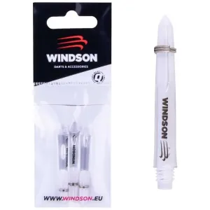 Windson TWH NYLON SHAFT SHORT TR 3 KS Nylon Aufsätze, weiß, größe