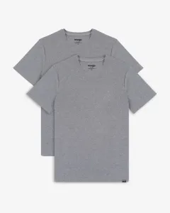 Wrangler T-Shirt 2 Stk Grau #673035