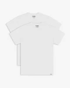 Wrangler T-Shirt 2 Stk Weiß #673038