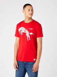 Wrangler T-Shirt Rot #552841
