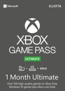 Xbox Game Pass Ultimate – 1 Month Subscription (Xbox/Windows) Non-stackable Key EUROPE