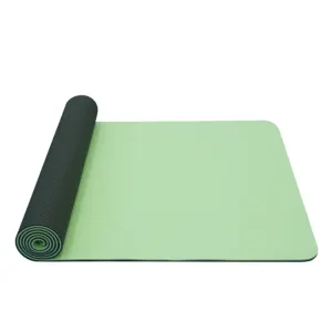 Unterlage  Yoga YATE Yoga Mat doppelschicht / grün / material TPE