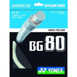 Yonex BG 80 Badminton Bespannung, weiß, größe