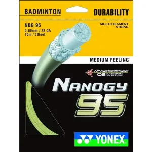 Yonex NANOGY 95 Badminton Bespannung, silbern, größe os
