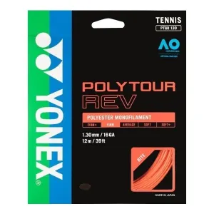 Yonex POLY TOUR REV Tennissaiten, orange, größe #1085234