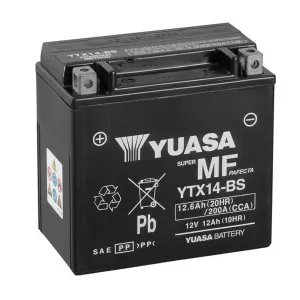 Yuasa YTX14 (WC) Batterie De Moto Sans Entretien Größe