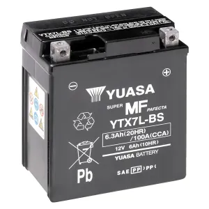 Yuasa YTX7L-BS Größe