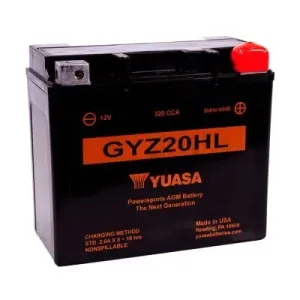 Yuasa GYZ20HL Motorcycle Battery Größe #302411