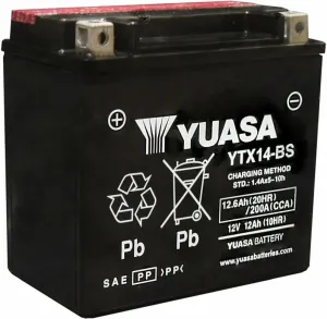 Yuasa Battery YTX14-BS #1004637