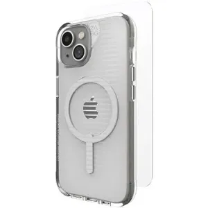 ZAGG Case Luxe Snap Abdeckung und Schutzglas für Apple iPhone 15/14/13 - transparent