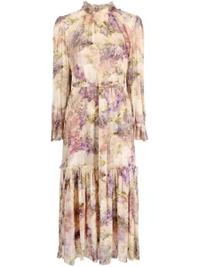 ZIMMERMANN - Floral Print Long Shirt Dress