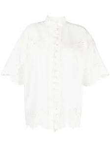 ZIMMERMANN - Embroidered Cotton Shirt #1498949