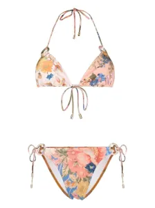 ZIMMERMANN - Floral Print Ring Bikini Set #1498558