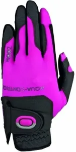 Zoom Gloves Aqua Control Womens Golf Glove Charcoal/Fuchsia
