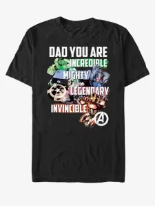 ZOOT.Fan Marvel Avenger Dad T-Shirt Schwarz