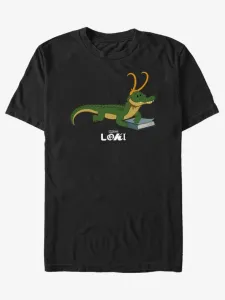 ZOOT.Fan Marvel Gator Loki Hero T-Shirt Schwarz