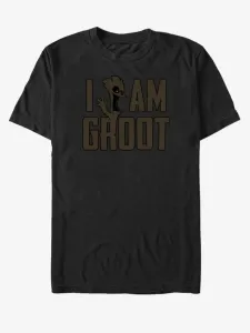ZOOT.Fan Marvel I am Groot Strážci Galaxie T-Shirt Schwarz