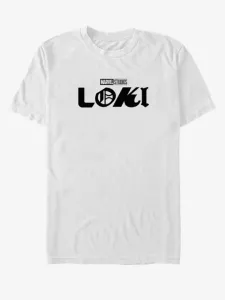 ZOOT.Fan Marvel Loki Logo T-Shirt Weiß