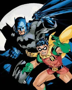 Zuty Malen nach Zahlen Batman und Robin