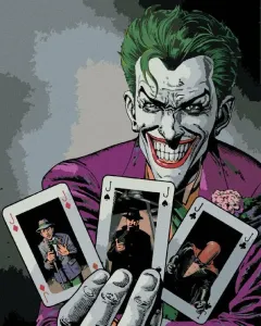 Zuty Malen nach Zahlen Joker- und Batman-Karten